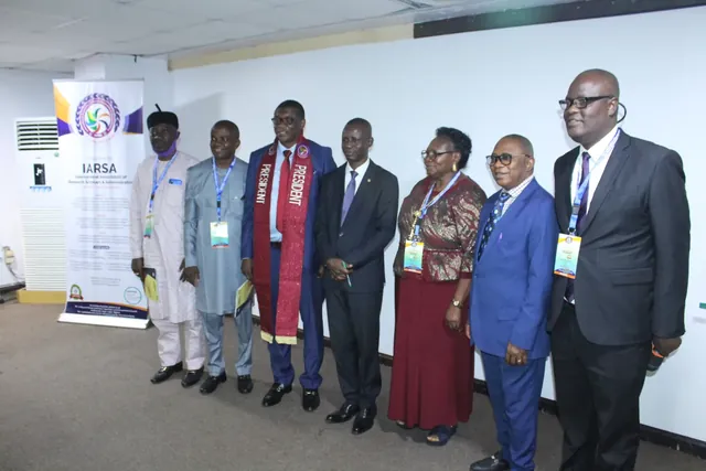 A gathering at an IARSA conference or award ceremony