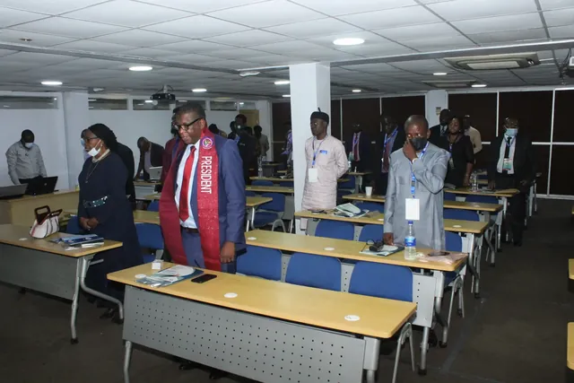 A gathering at an IARSA conference or award ceremony