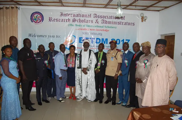 A gathering at an IARSA conference or award ceremony
