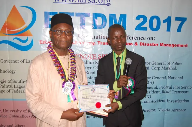 A gathering at an IARSA conference or award ceremony