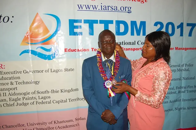 A gathering at an IARSA conference or award ceremony
