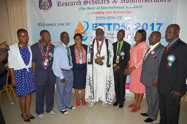 A gathering at an IARSA conference or award ceremony