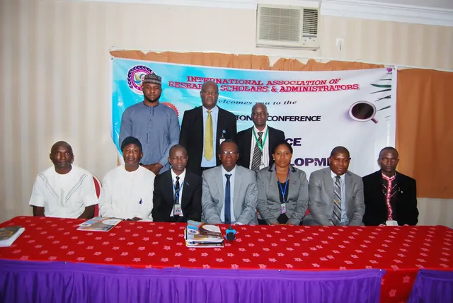A gathering at an IARSA conference or award ceremony