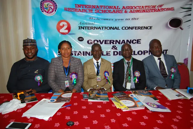 A gathering at an IARSA conference or award ceremony