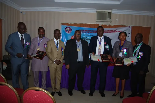 A gathering at an IARSA conference or award ceremony