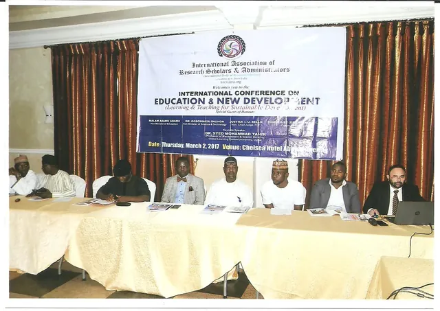 A gathering at an IARSA conference or award ceremony