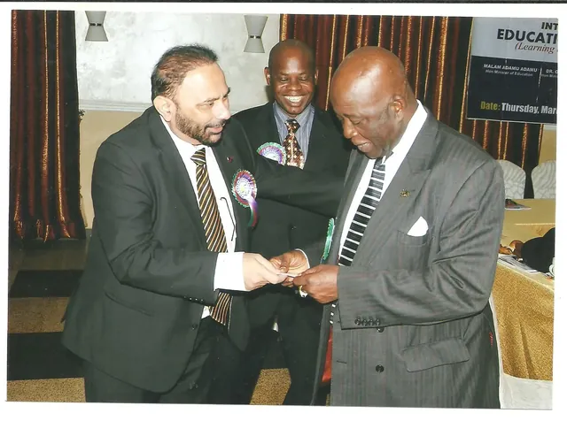 A gathering at an IARSA conference or award ceremony