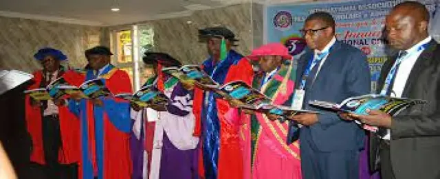 A gathering at an IARSA conference or award ceremony