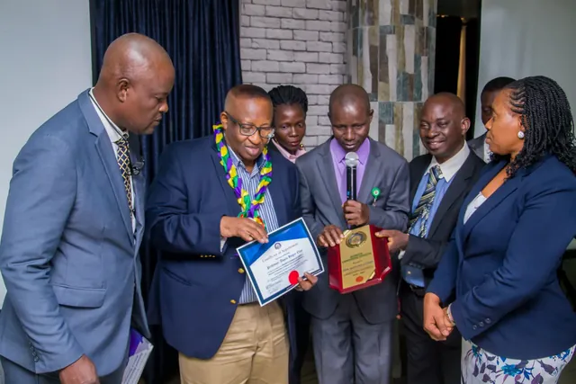 A gathering at an IARSA conference or award ceremony
