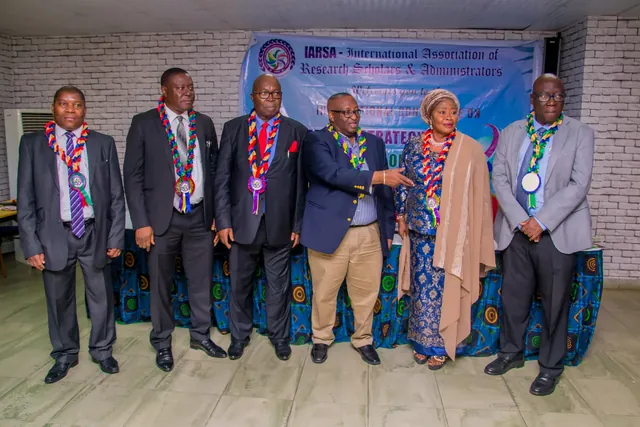 A gathering at an IARSA conference or award ceremony