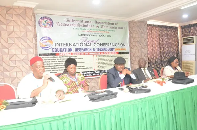 A gathering at an IARSA conference or award ceremony
