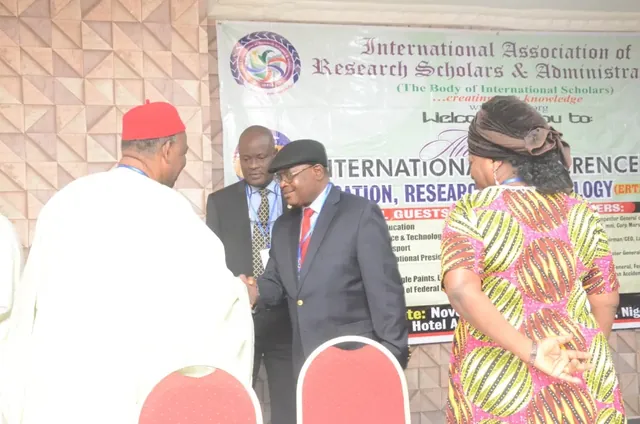 A gathering at an IARSA conference or award ceremony