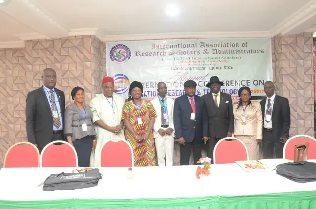 A gathering at an IARSA conference or award ceremony