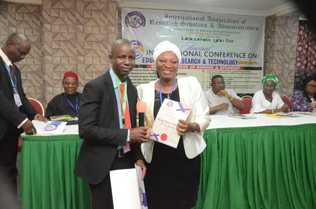 A gathering at an IARSA conference or award ceremony