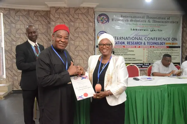 A gathering at an IARSA conference or award ceremony