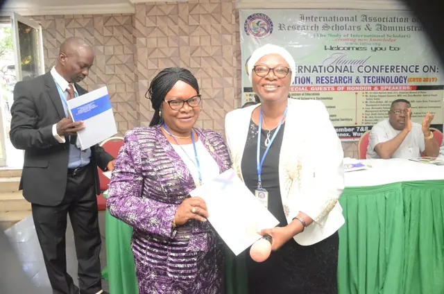 A gathering at an IARSA conference or award ceremony