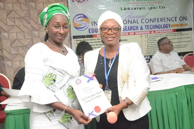 A gathering at an IARSA conference or award ceremony