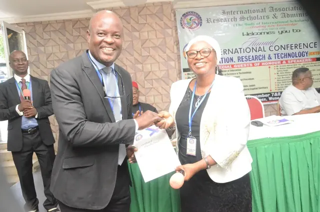 A gathering at an IARSA conference or award ceremony