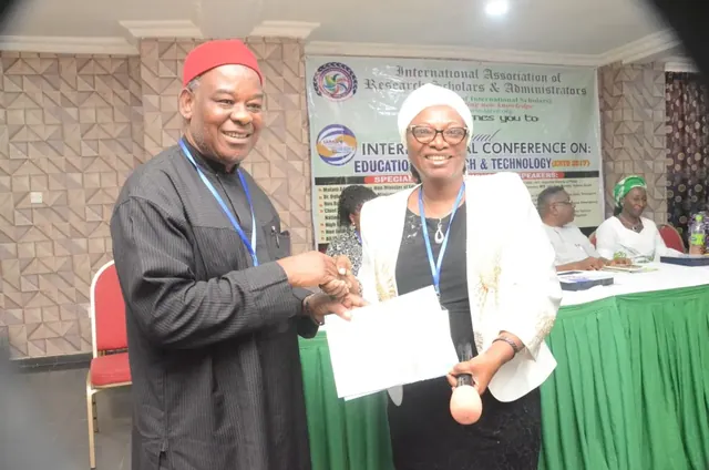 A gathering at an IARSA conference or award ceremony