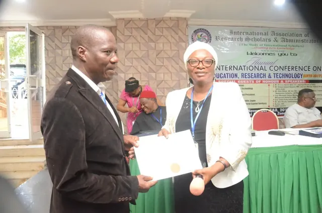 A gathering at an IARSA conference or award ceremony