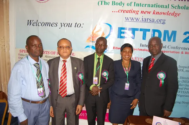 A gathering at an IARSA conference or award ceremony