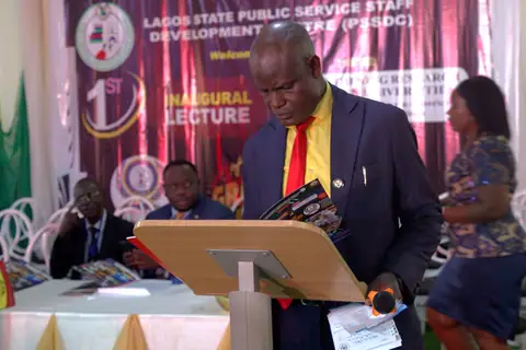 The first inaugural lecture at the Lagos State Public Service Staff Development Centre