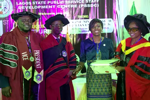 The first inaugural lecture at the Lagos State Public Service Staff Development Centre