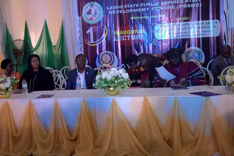 The first inaugural lecture at the Lagos State Public Service Staff Development Centre